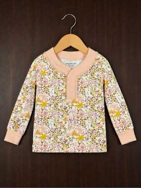 Magnetic Me 12-18 Months Modal Magnetic Long Sleeve Floral Top Woodland Soft